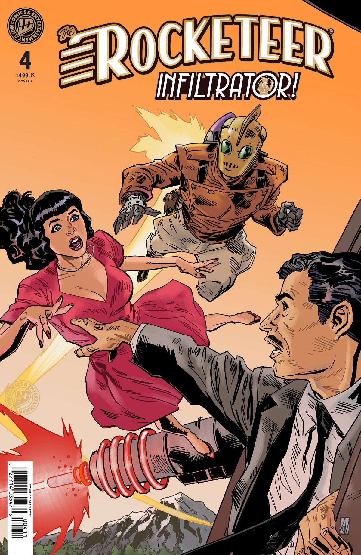 THE ROCKETEER: INFILTRATOR! #4 COVER A (KOTZ) (IDW Publishing 2026) Comic