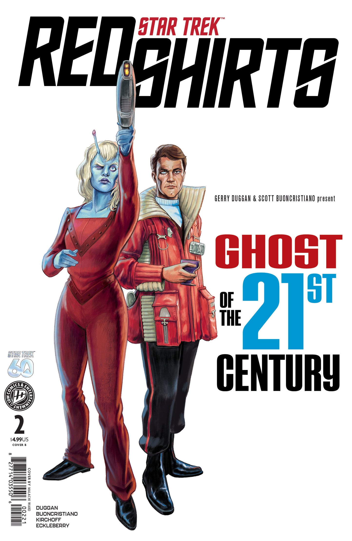 STAR TREK: RED SHIRTS GHOST OF THE 21ST CENTURY #2 VARIANT B (WARD) (2026) Comic