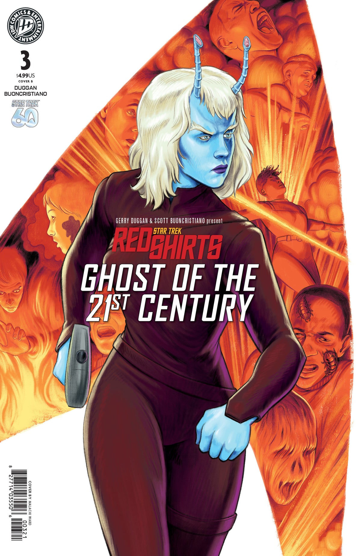 STAR TREK: RED SHIRTS GHOST OF THE 21ST CENTURY #3 VARIANT B (WARD) (2026) Comic