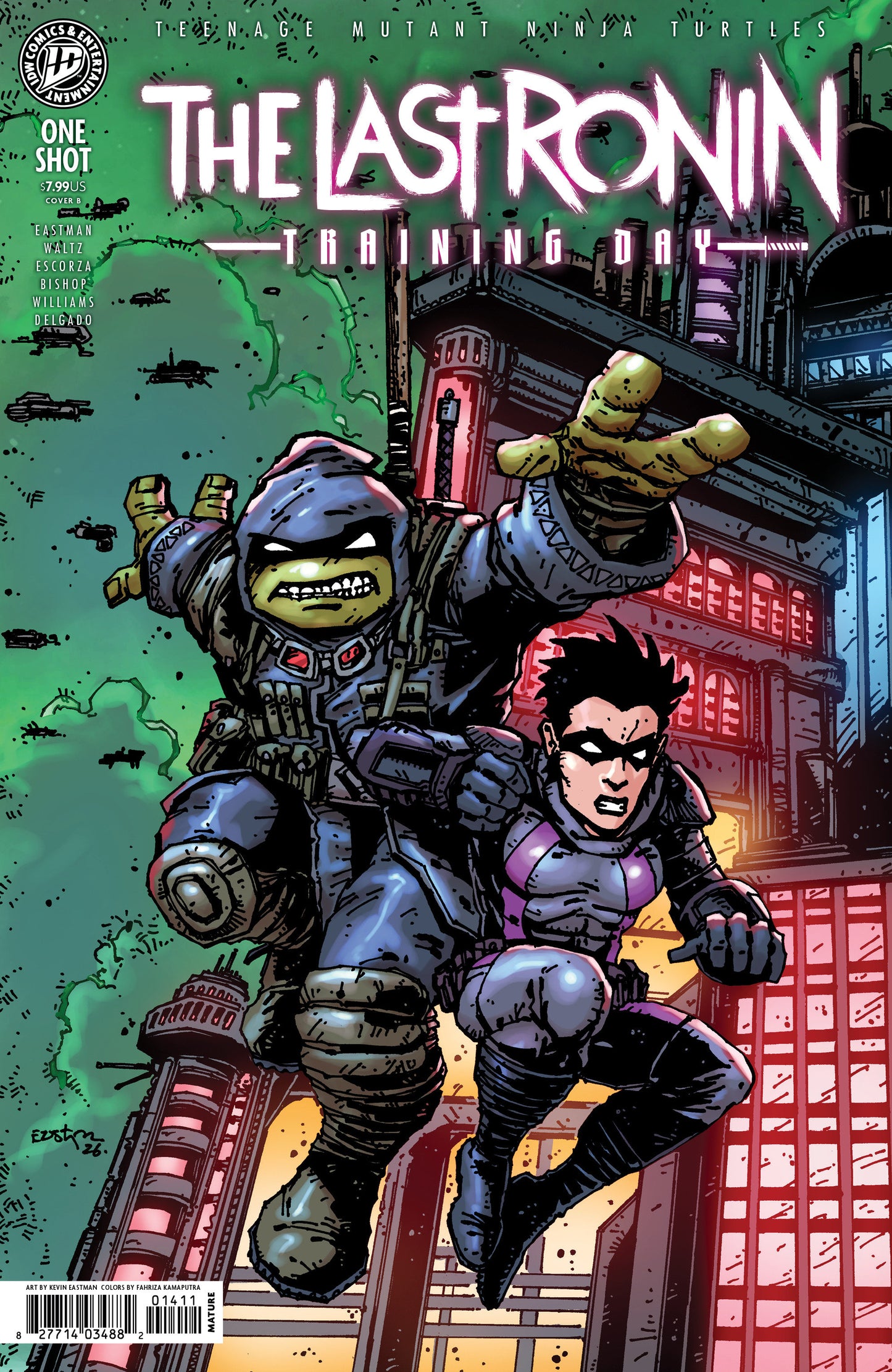 TEENAGE MUTANT NINJA TURTLES: THE LAST RONIN TRAINING DAY VARIANT B (EASTMAN)