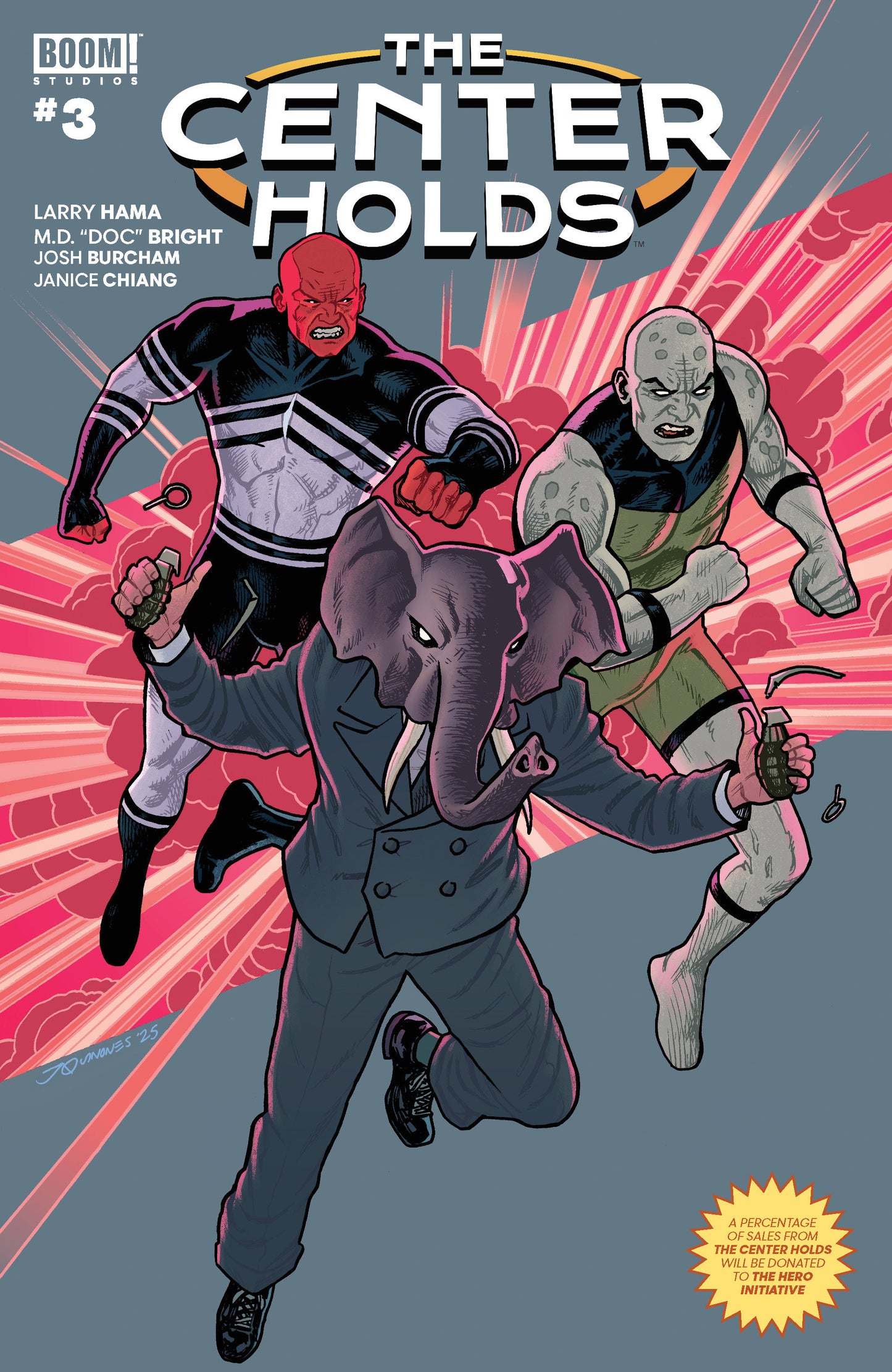 THE CENTER HOLDS #3 A MAIN (DRESSED, QUINONES) (Boom! Entertainment 2026) Comic