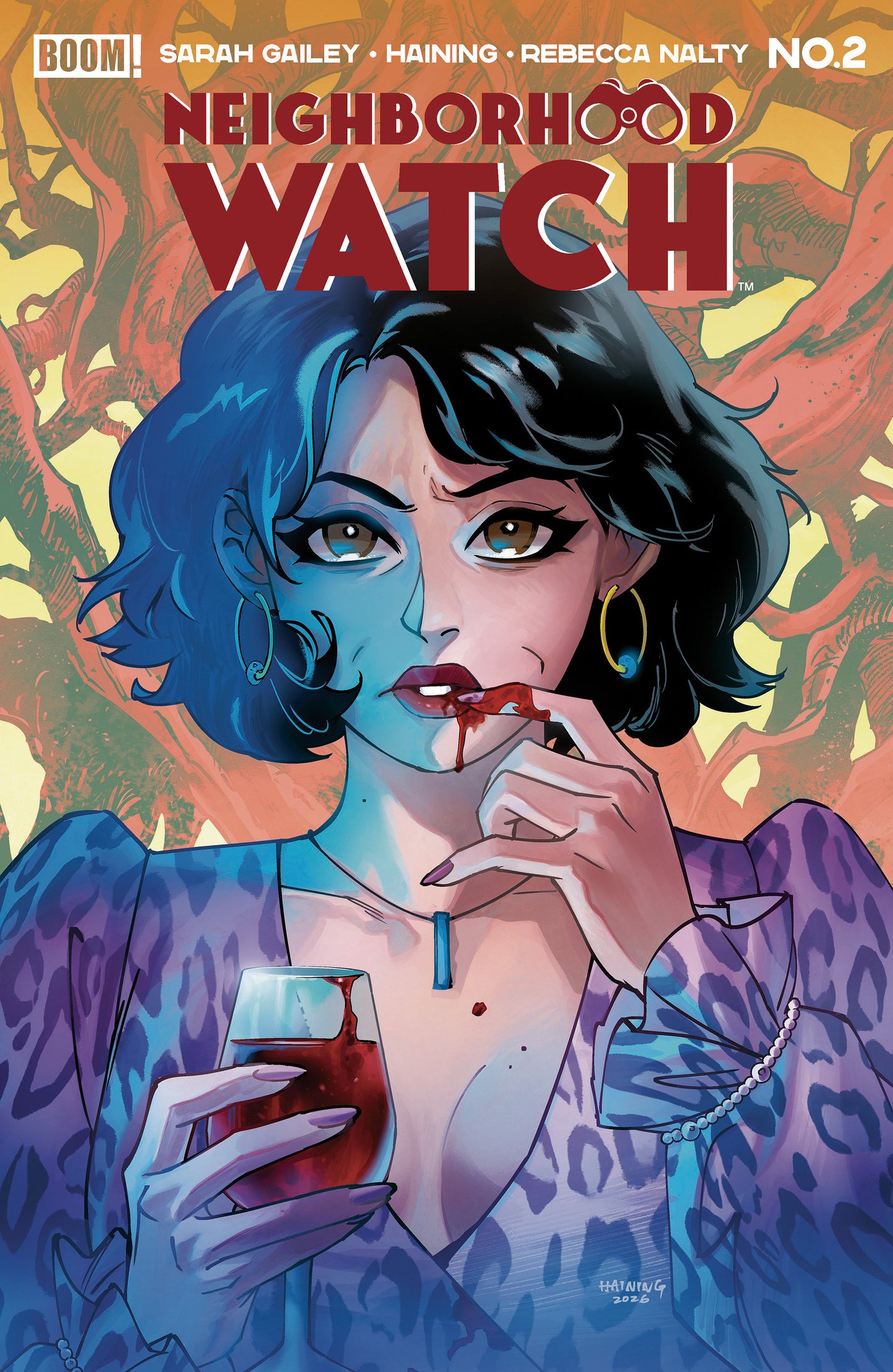 NEIGHBORHOOD WATCH #2 A MAIN (DRESSED, HAINING) (Boom! Entertainment 2026) Comic
