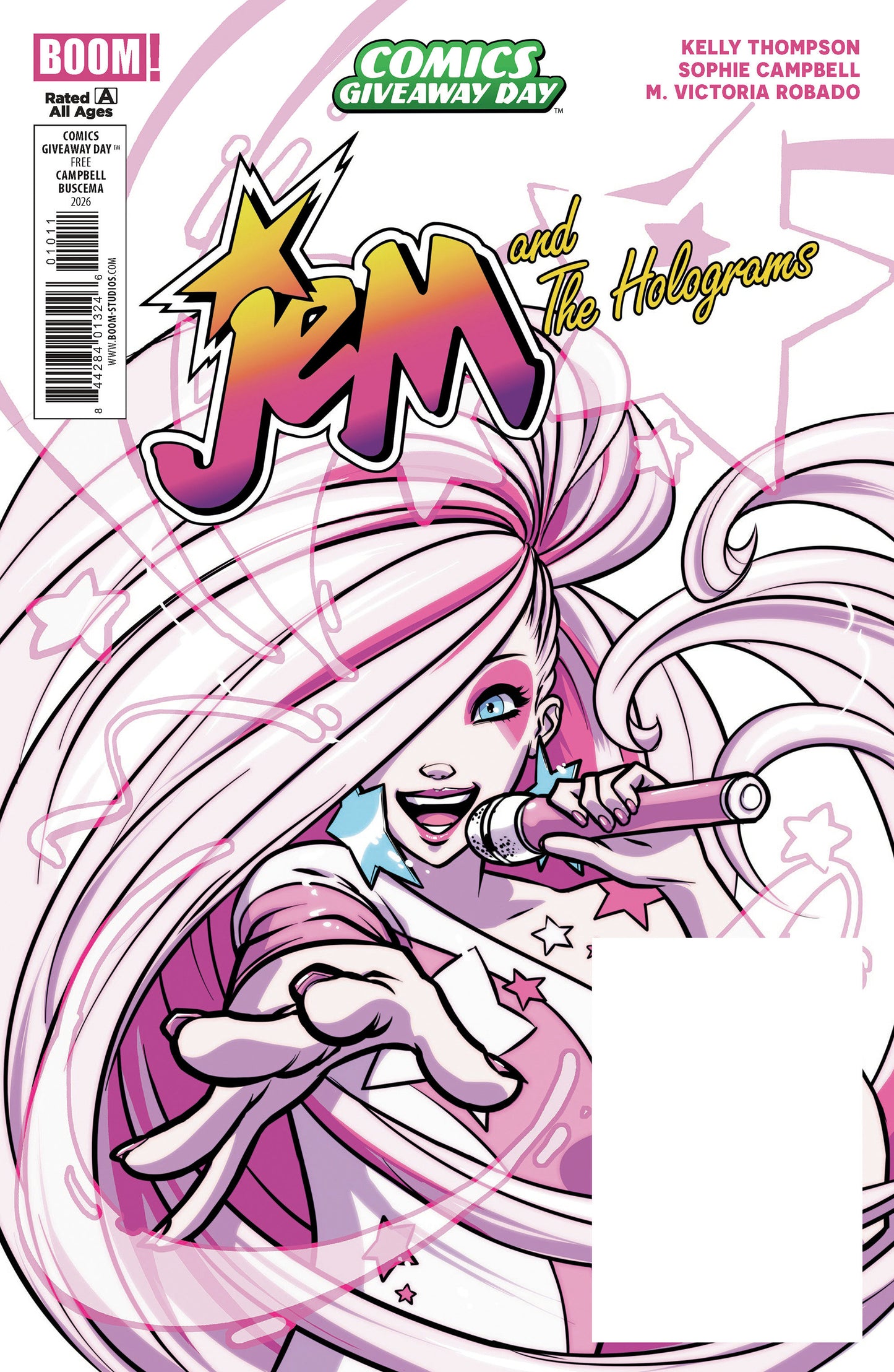 FREE COMIC BOOK DAY / COMICS GIVEAWAY DAY 2026 JEM AND THE HOLOGRAMS/MY LITTLE PONY FLIPBOOK