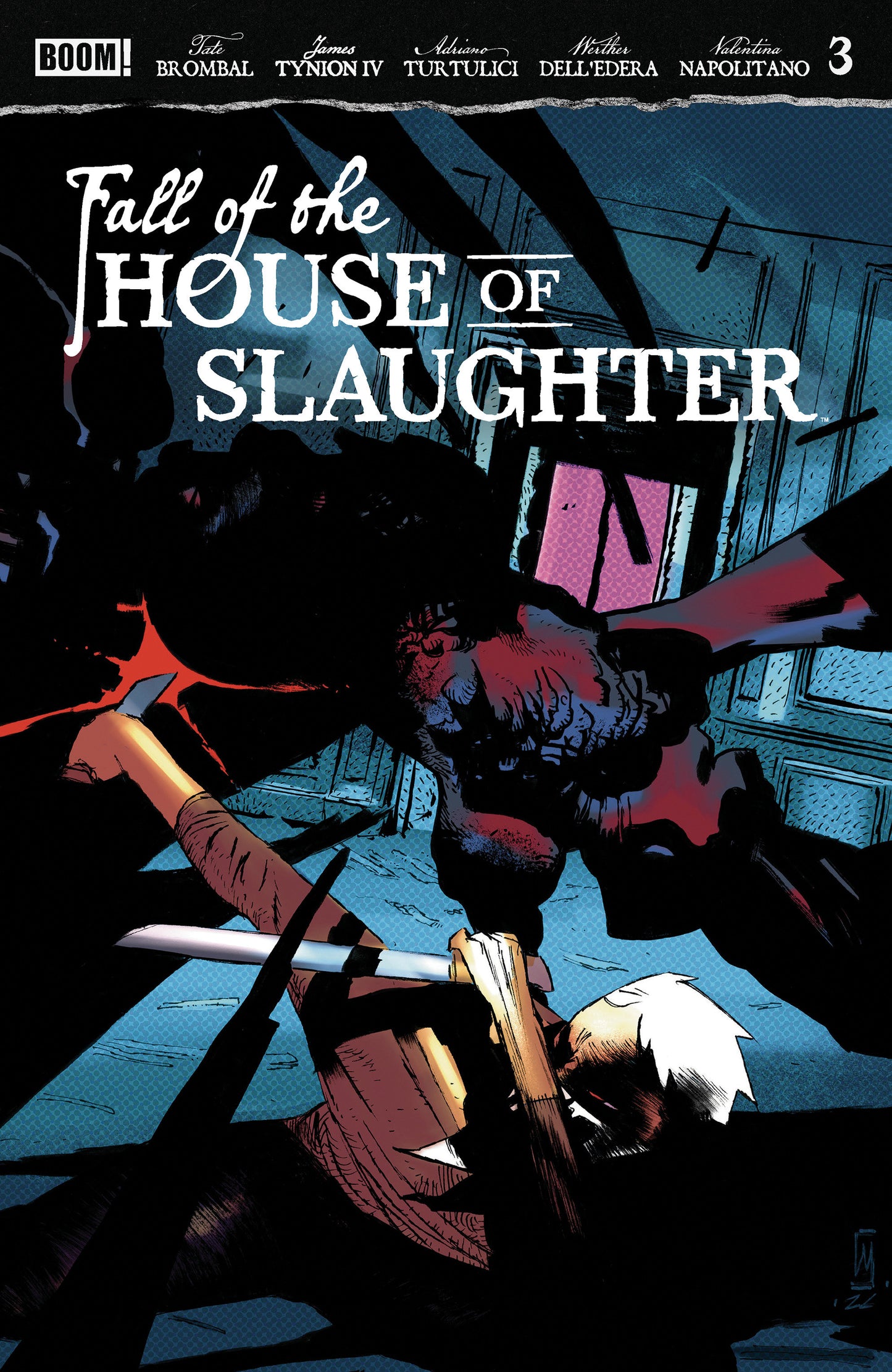 FALL OF THE HOUSE OF SLAUGHTER #3 B MAIN (DRESSED, DELL'EDERA) (2026) Comic