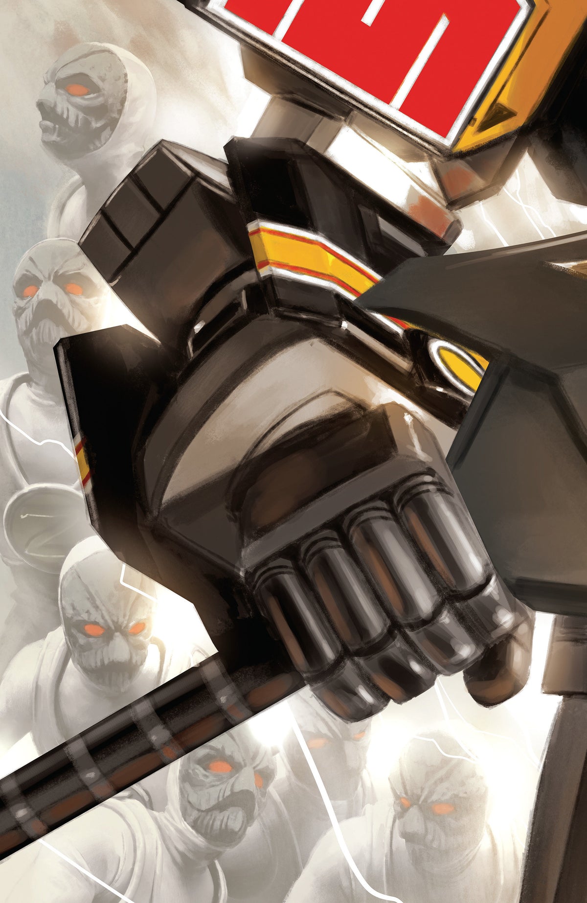 MIGHTY MORPHIN POWER RANGERS (2026) #4 C MEGAZORD CARD STOCK CONNECTING VARIANT