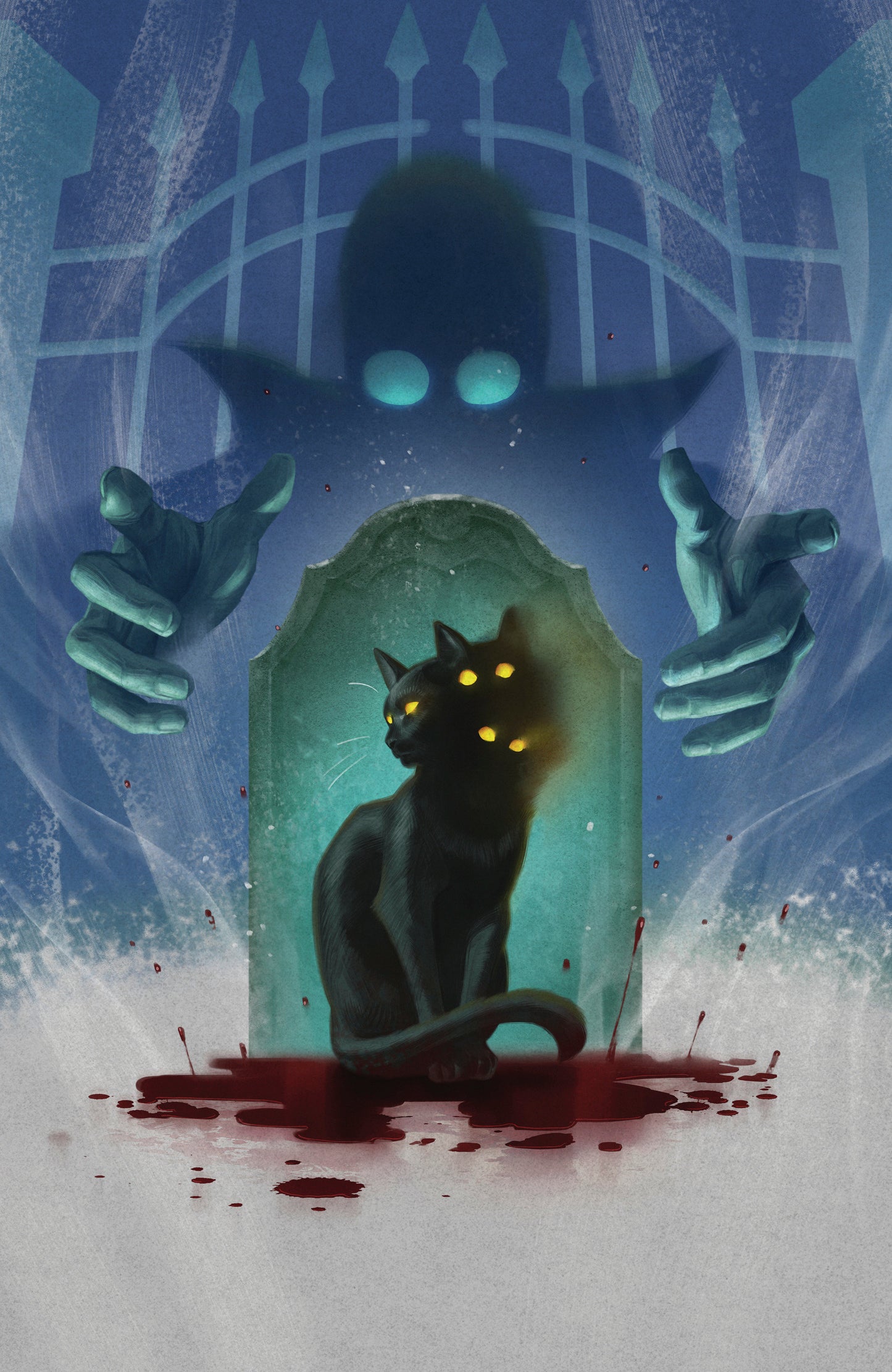 STUFF OF NIGHTMARES: THE CAT IN THE COFFIN #1 E GLOW IN THE DARK VARIANT