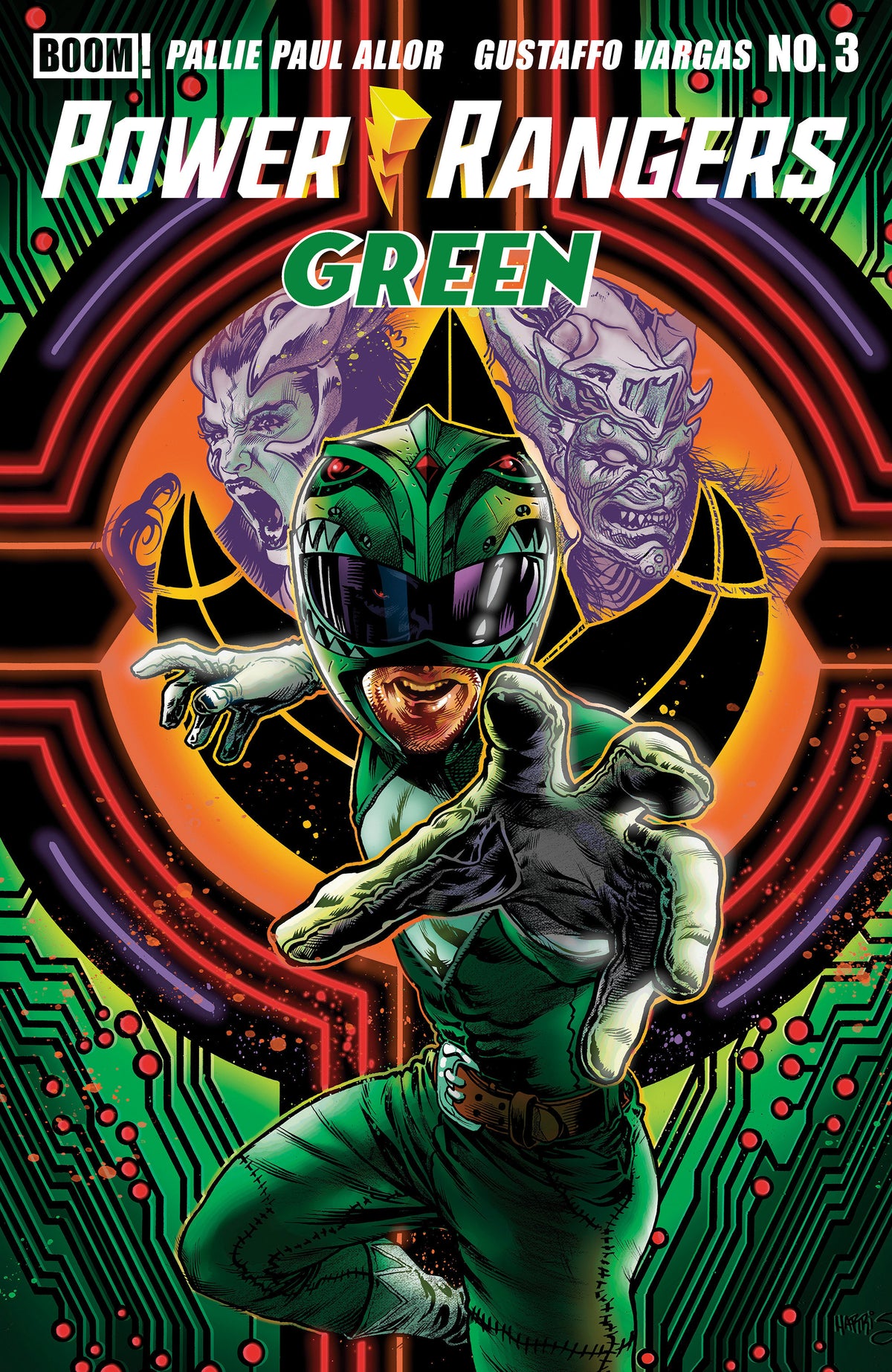 POWER RANGERS GREEN #3 A MAIN (DRESSED, HARRIS) (Boom! Entertainment 2026) Comic
