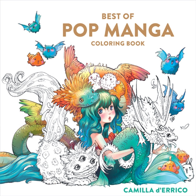 POP MANGA COLORING BOOK SC