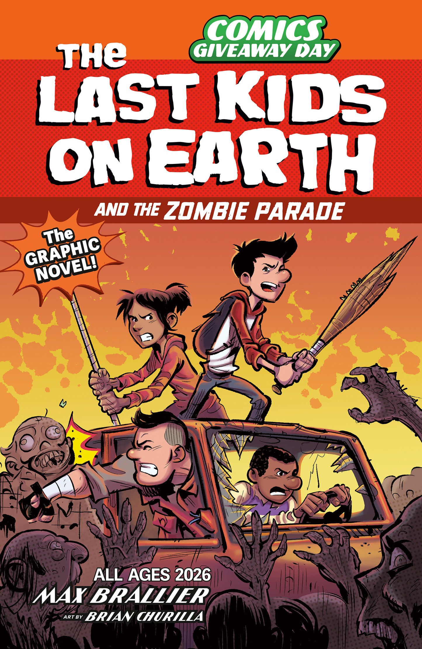 FREE COMIC BOOK DAY / COMICS GIVEAWAY DAY 2026 THE LAST KIDS ON EARTH AND THE ZOMBIE PARADE: THE GRAPHIC NOVEL SAMPLER