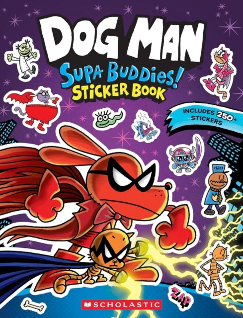 DOG MAN SUPA BUDDIES STICKER BOOK