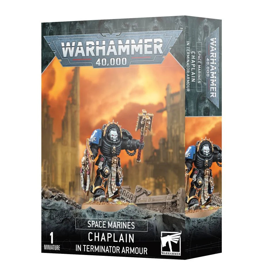 SPACE MARINES CHAPLAIN IN TERMINATOR ARMOUR