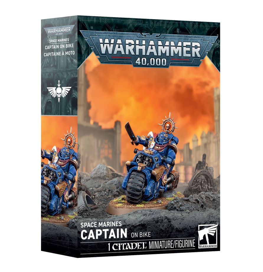 CHAOS SPACE MARINES: CAPTAIN ON BIKE