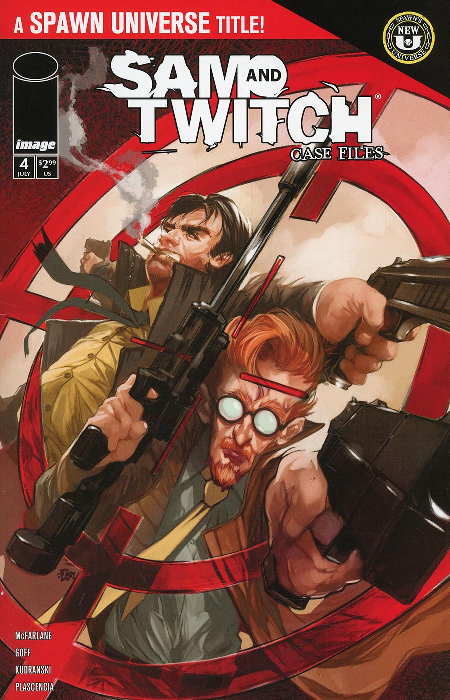 SPAWN SAM AND TWITCH CASE FILES #4 COVER A DON AGUILLO