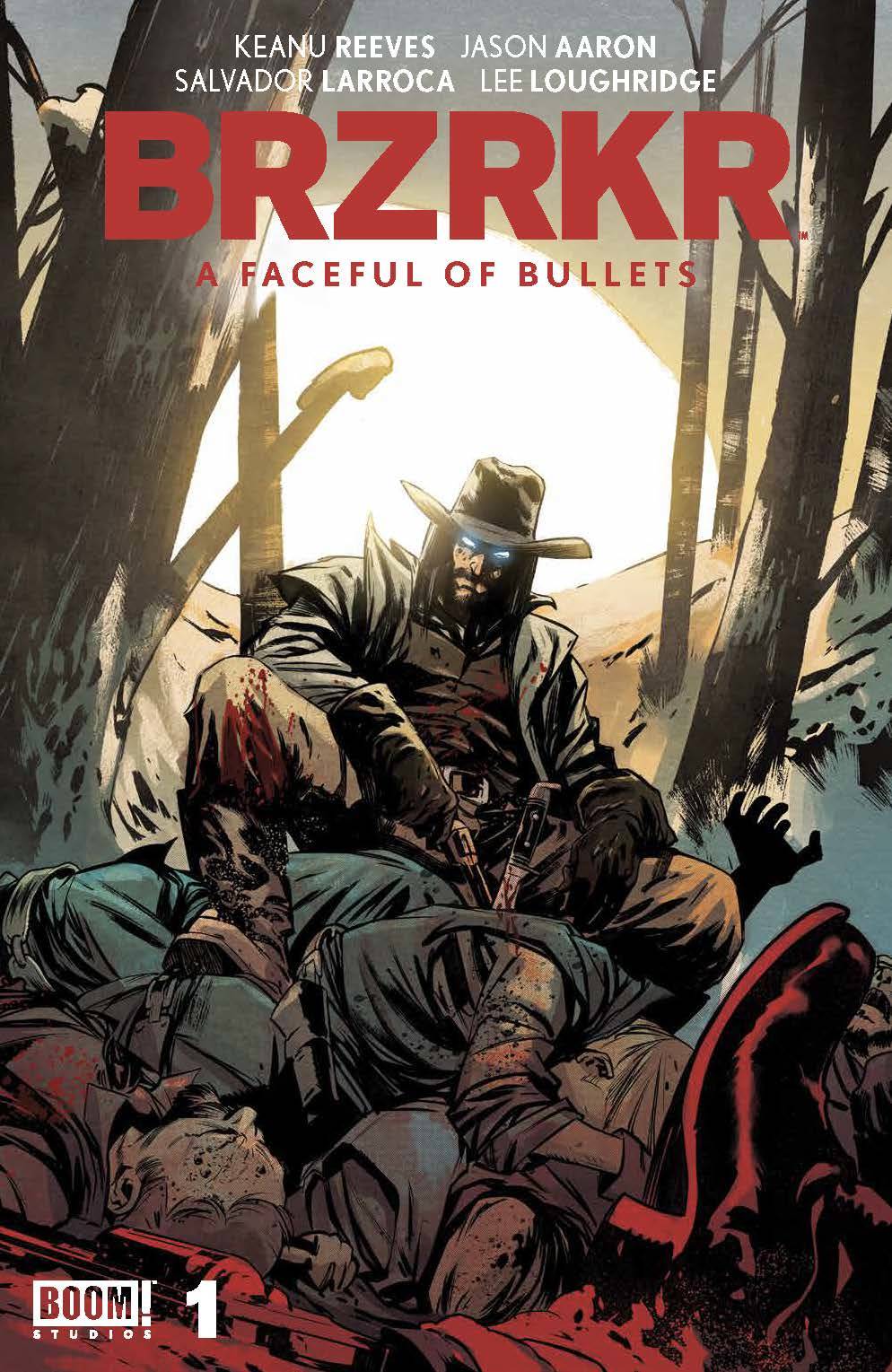 BRZRKR A FACEFUL OF BULLETS #1 COVER A MANNA (MR)