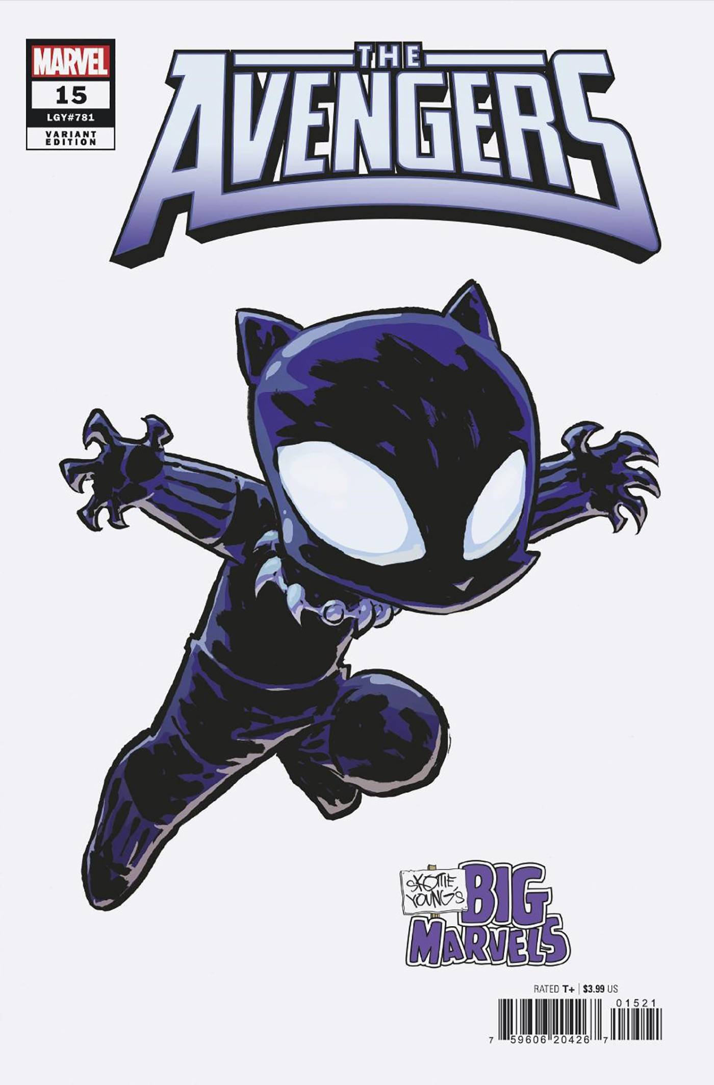 AVENGERS #15 SKOTTIE YOUNG BIG MARVEL VARIANT
