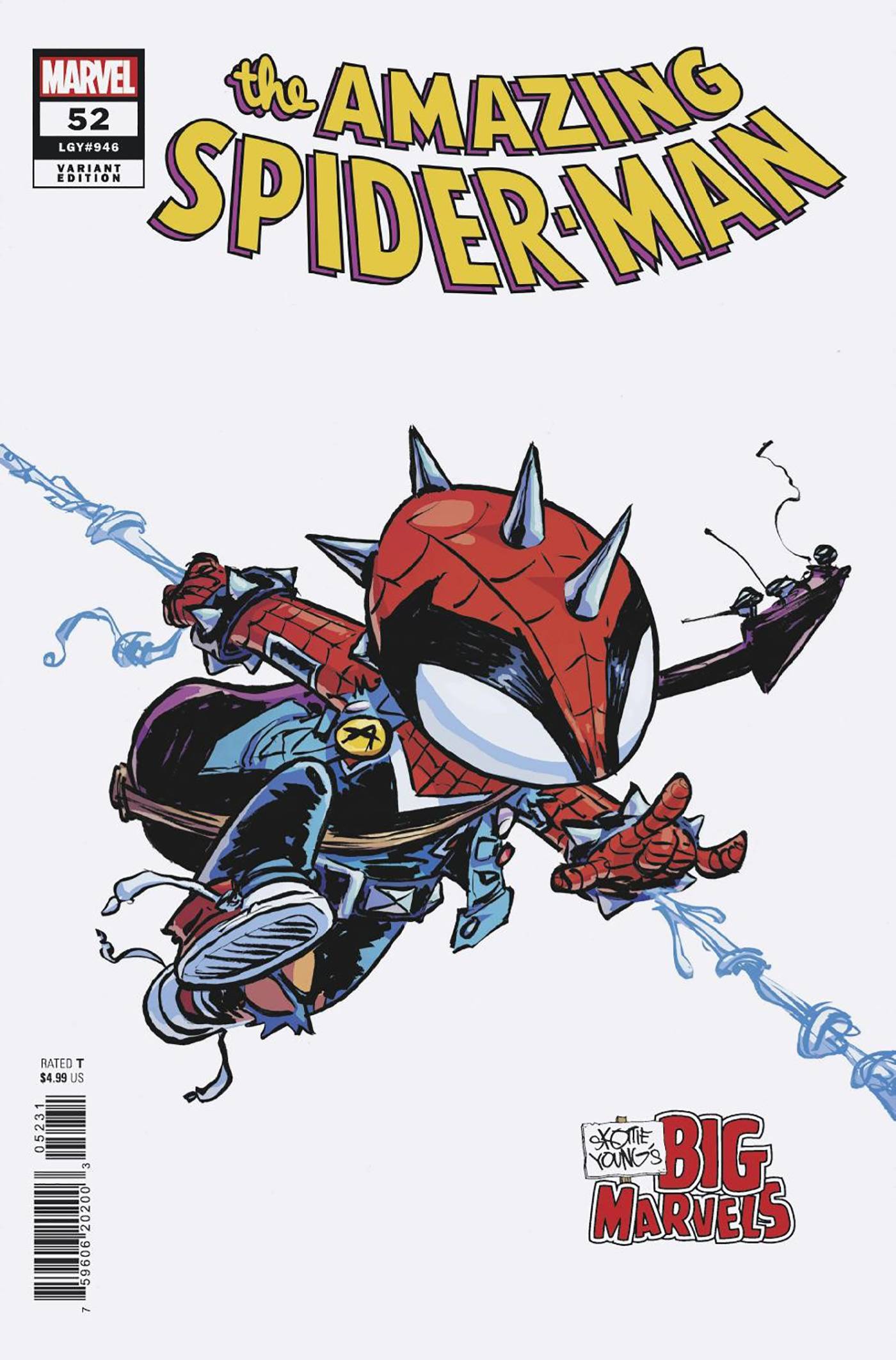 AMAZING SPIDER-MAN #52 SKOTTIE YOUNG BIG MARVEL VARIANT