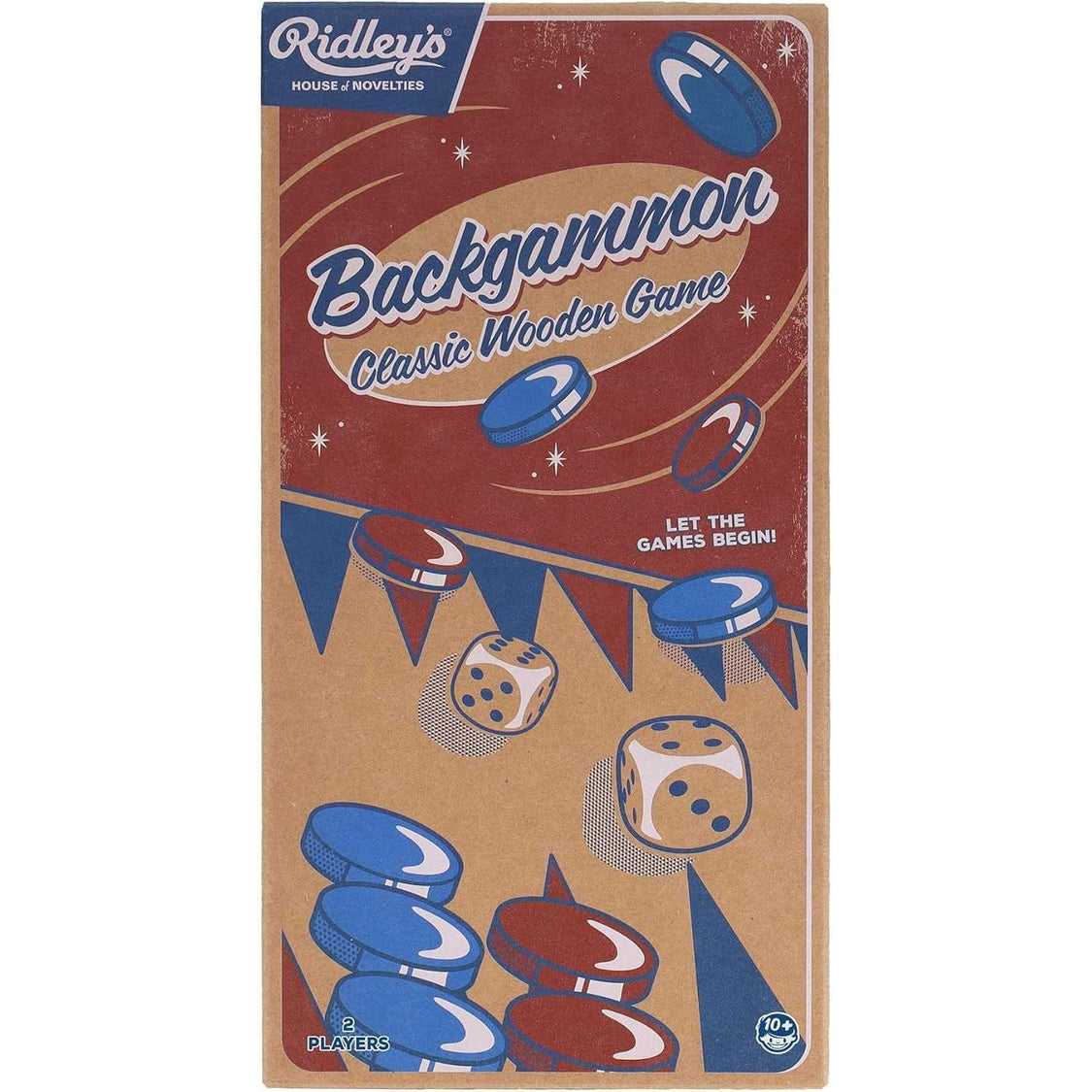 HOUSE OF NOVELTIES BACKGAMMON - CLASSIC WOODEN GAME