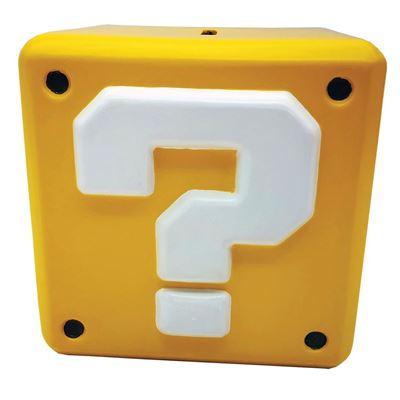 SUPER MARIO - QUESTION MARK BLOCK - SHAPED MONEY BANK