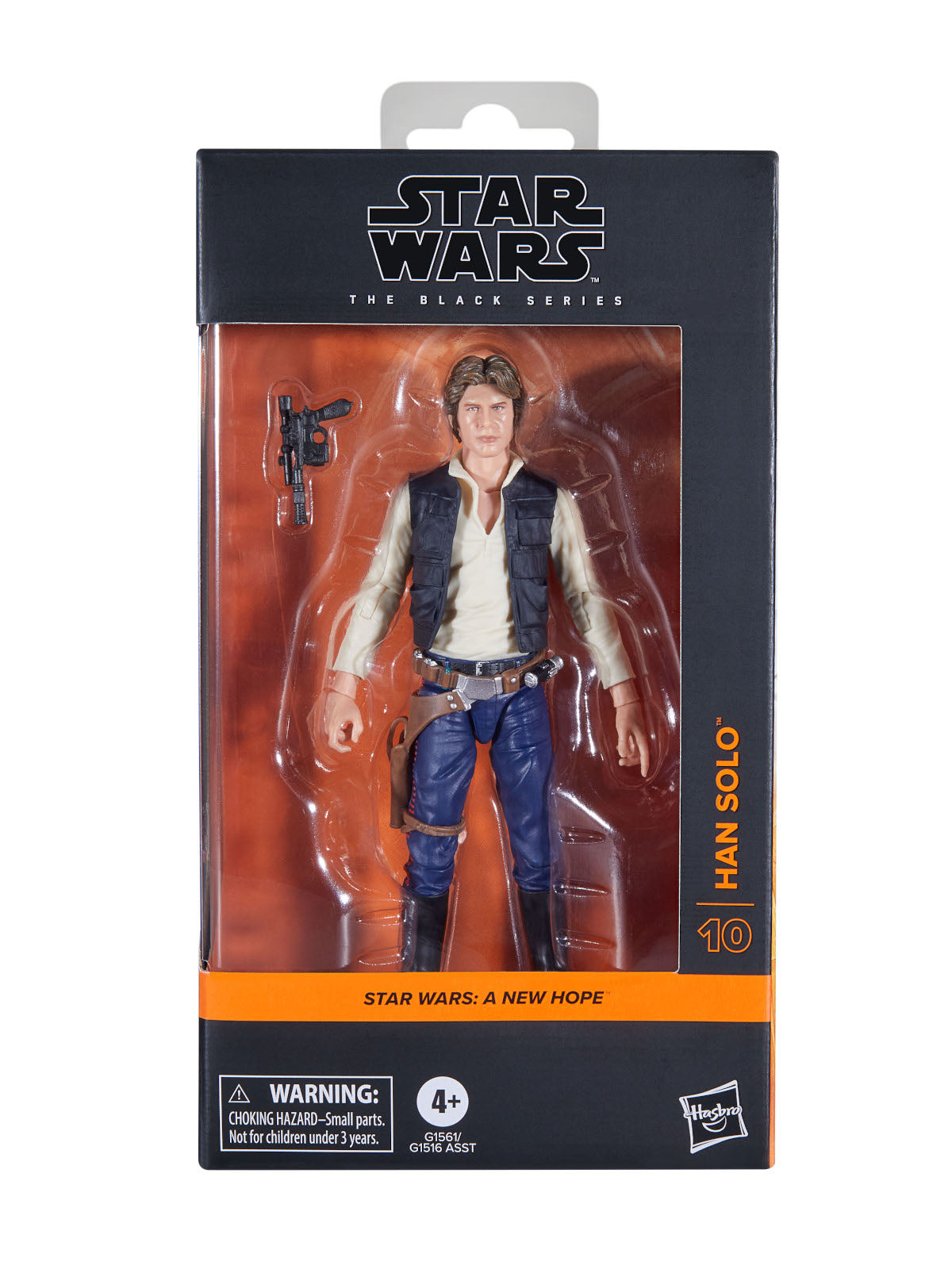 STAR WARS BLACK SERIES 6IN A NEWW HOPE HAN SOLO ACTION FIGURE