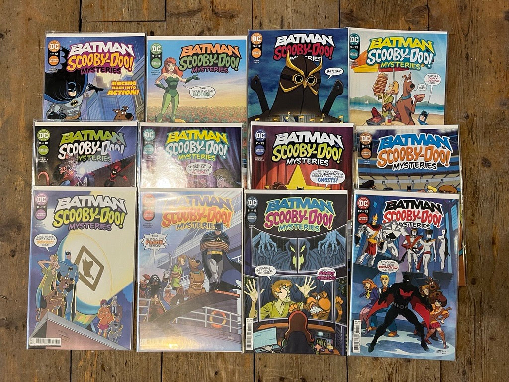 PRE-OWNED FULL SET BATMAN SCOOBY DOO MYSTERIES #1 TO #12 (2022)