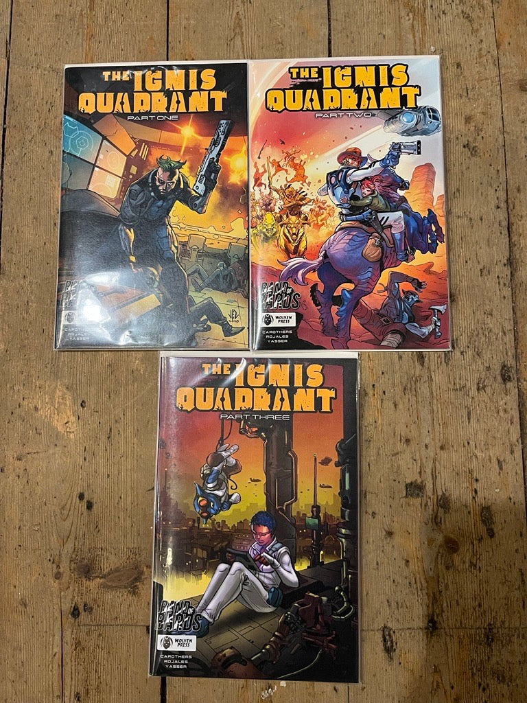 PRE-OWNED FULL SET THE IGNIS QUADRANT ISSUES #1 TO #3