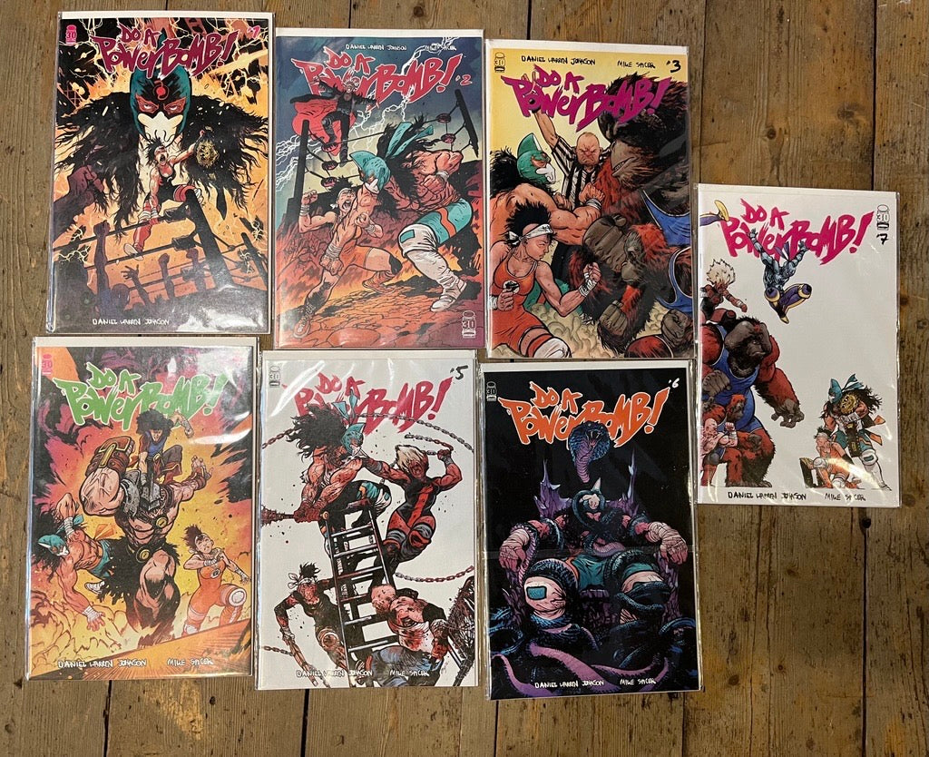 PRE-OWNED FULL SET DO A POWER BOMB #1 TO #7 (MATURE) IMAGE COMICS