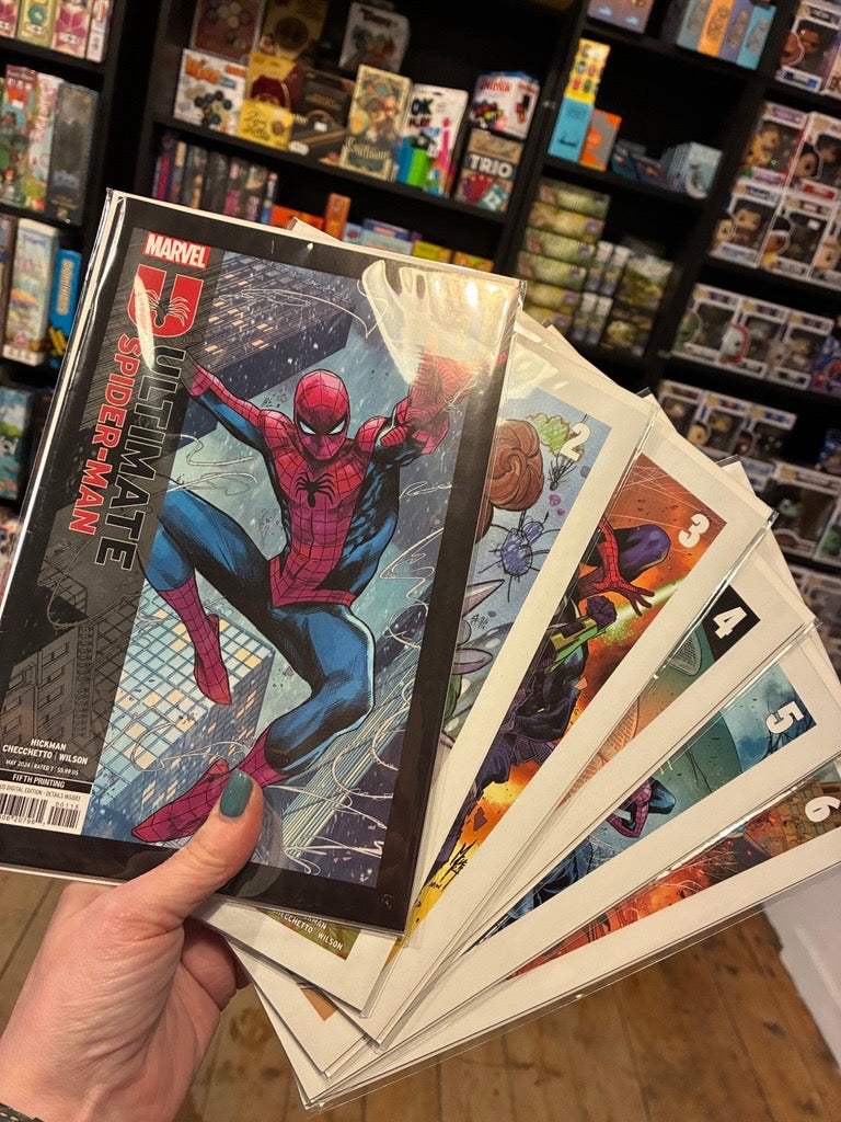 PRE-OWNED ULTIMATE SPIDER-MAN ISSUES #1 (5th PRT) TO #6