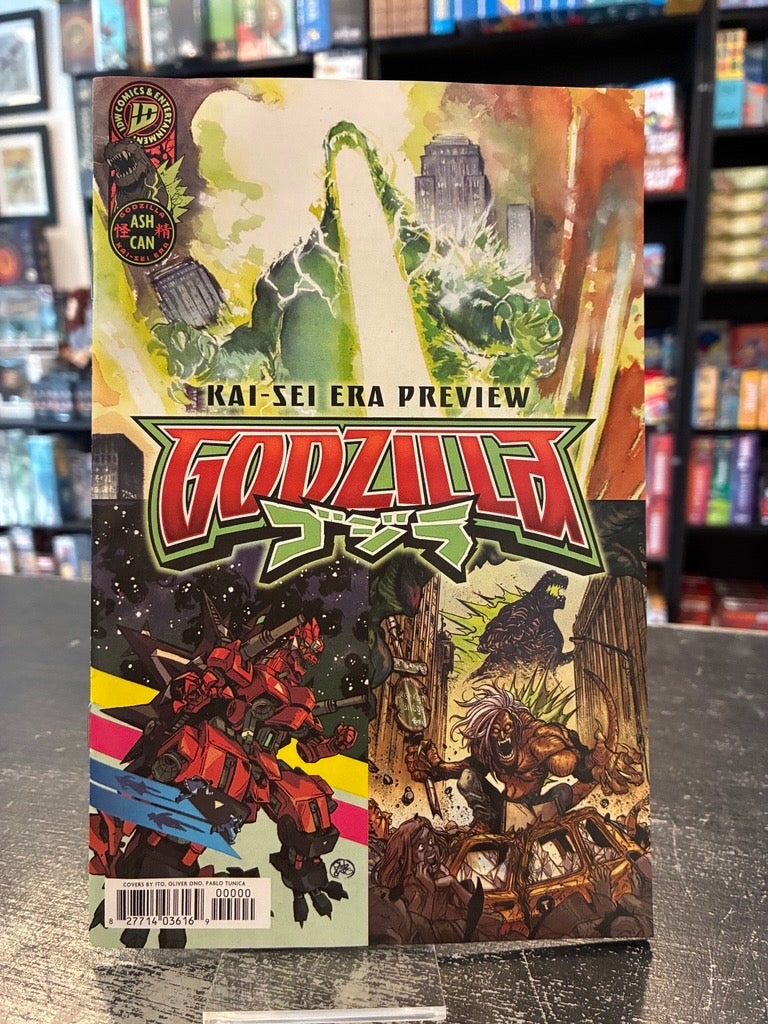 IDW GODZILLA KAI-SEI ERA PREVIEW #1 SDCC EXCLUSIVE ASHCAN 2026