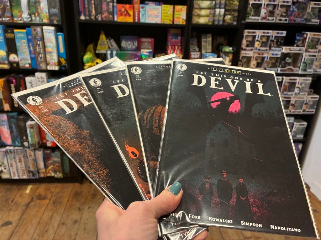FULL SET PRE-OWNED LET THIS ONE BE A DEVIL #1 TO #4