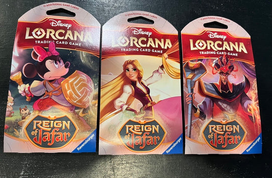 DISNEY LORCANA SET 8 - REIGN OF JAFAR - SLEEVED BOOSTER PACK