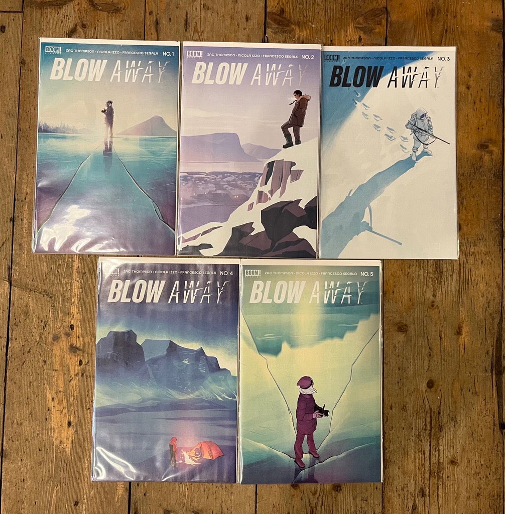FULL SET PRE-OWNED BLOW AWAY ISSUES #1 TO #5