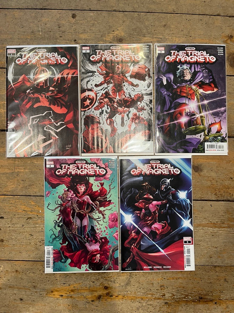 PRE OWNED X-MEN TRIAL OF MAGNETO FULL SET #1 TO #5