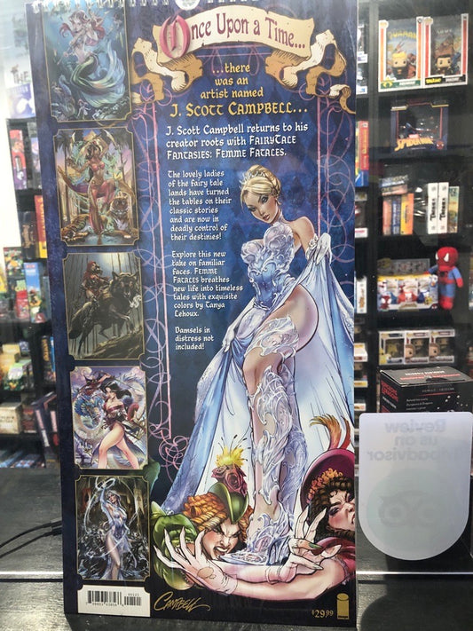 J SCOTT CAMPBELLS FAIRYTALE FANTASIES 2024 CALENDAR COLLECTORS LIGHT EDITION