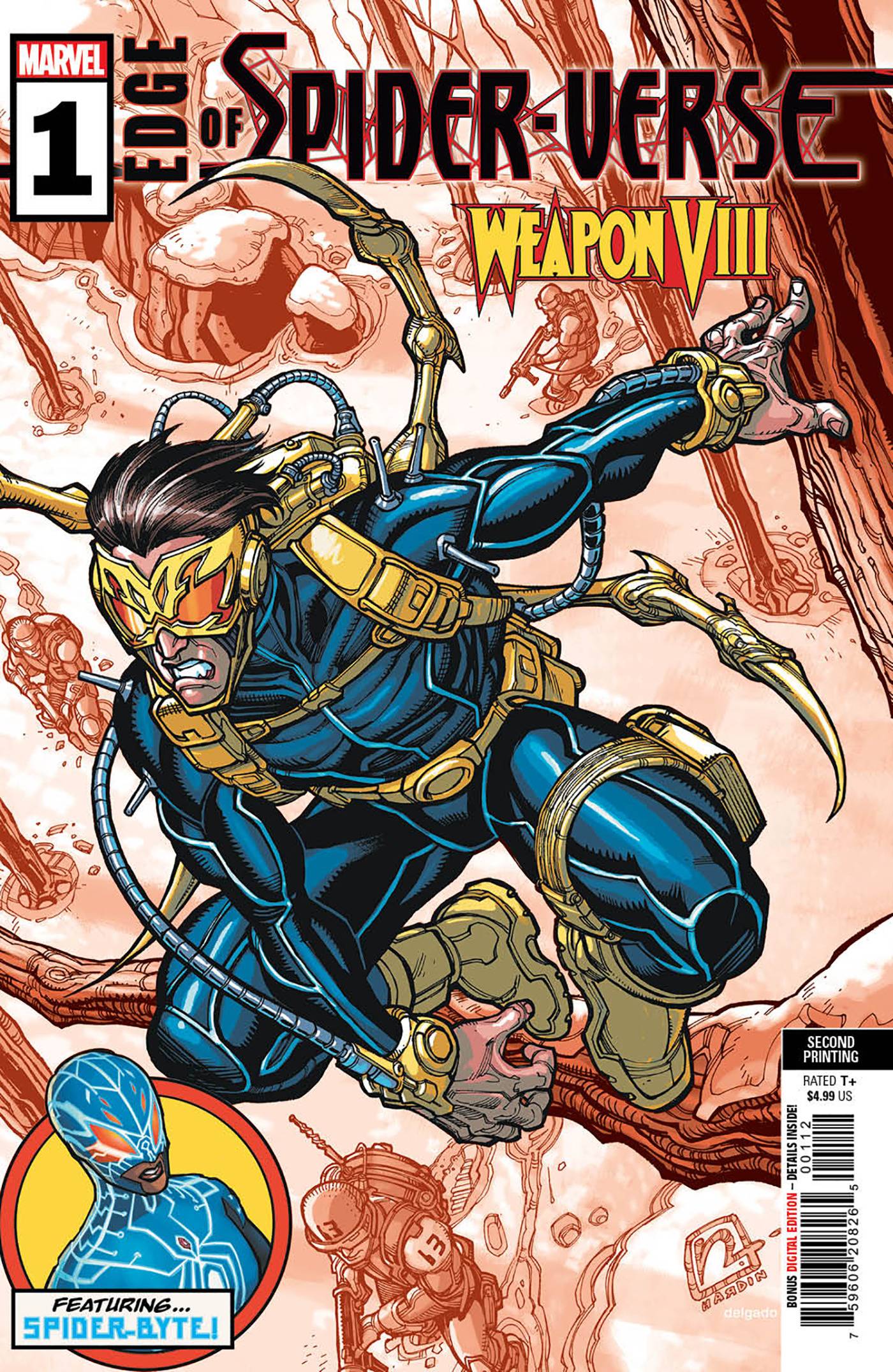 EDGE OF SPIDER-VERSE #1 2ND PRINT CHAD HARDIN VARIANT