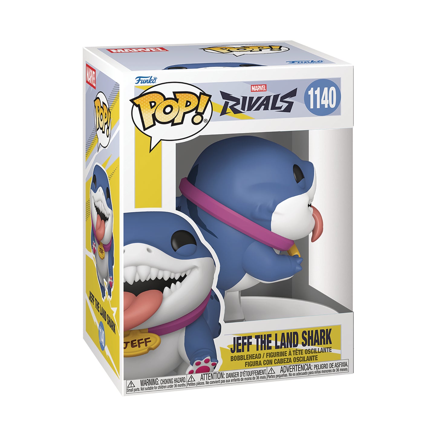 POP GAMES MARVEL RIVALS JEFF THE LAND SHARK POP FIGURE
