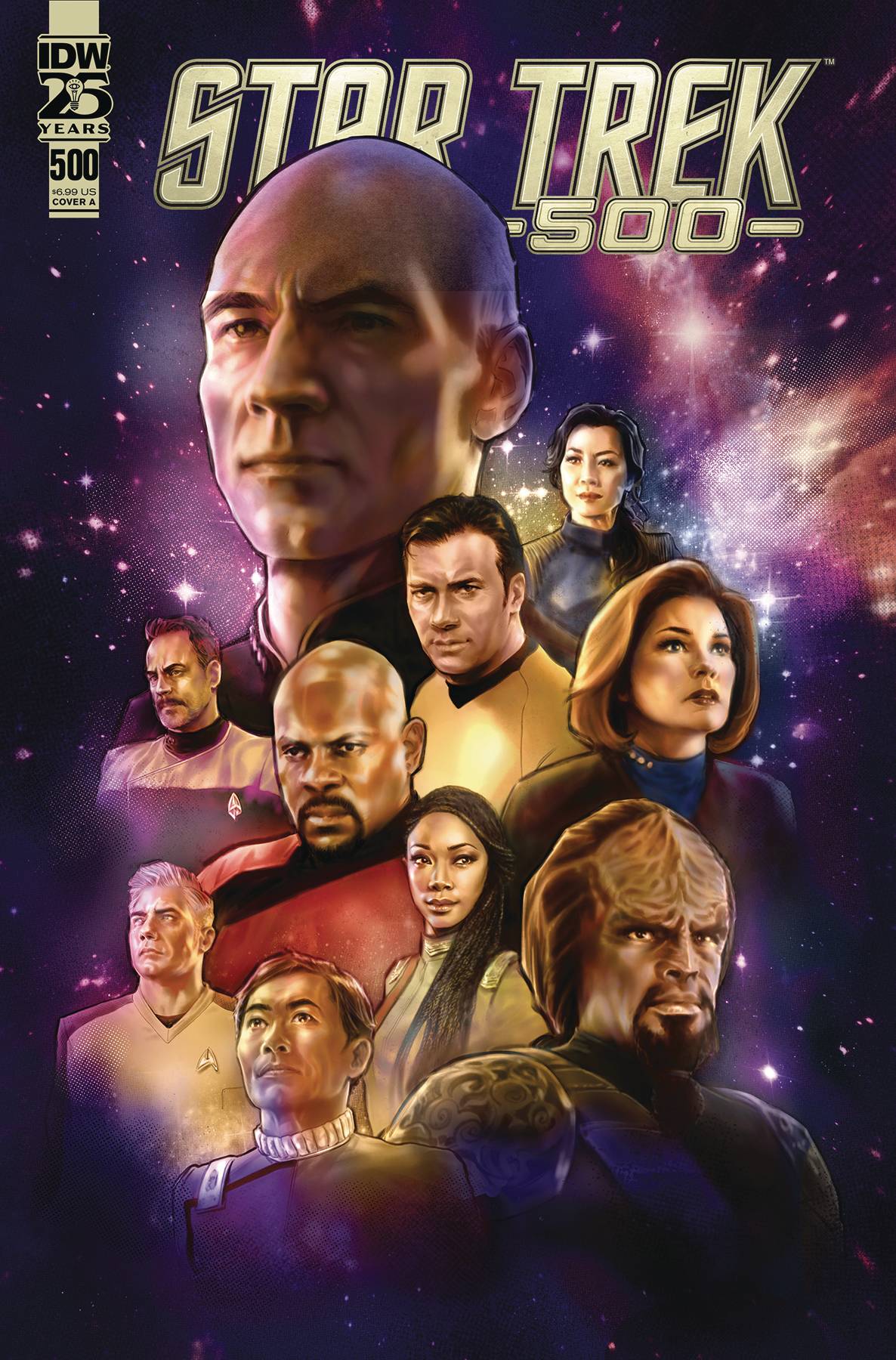 STAR TREK #500 COVER A JONES