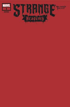 STRANGE ACADEMY BLOOD HUNT #1 BLOOD RED BLANK VARIANT
