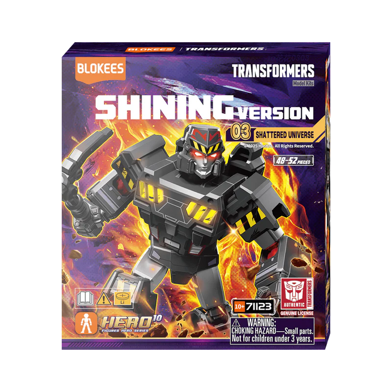 BLOKEES TRANSFORMERS SHINY VER 3 MINI MODEL BMB