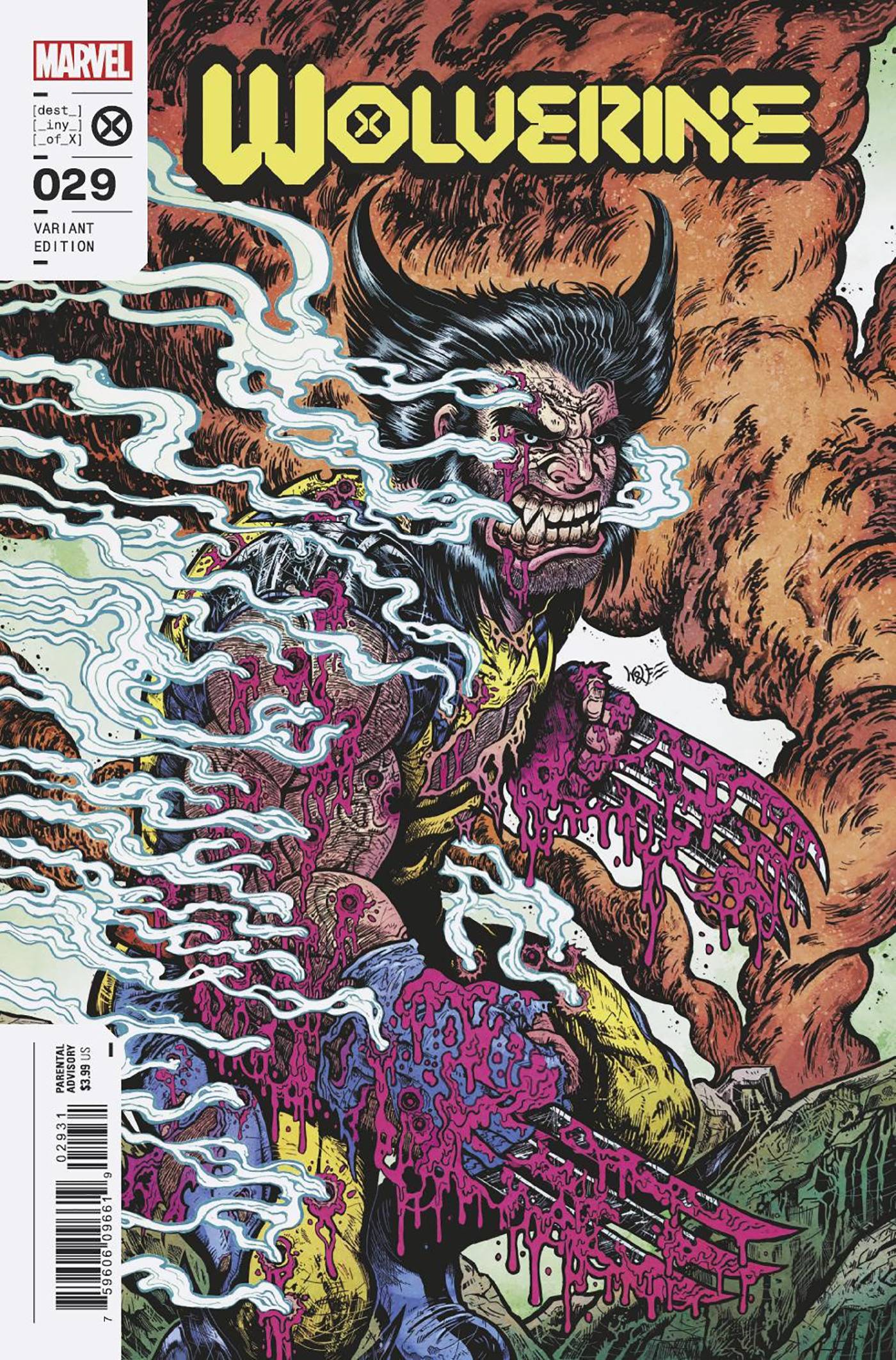WOLVERINE #29 1:25 WOLF VARIANT