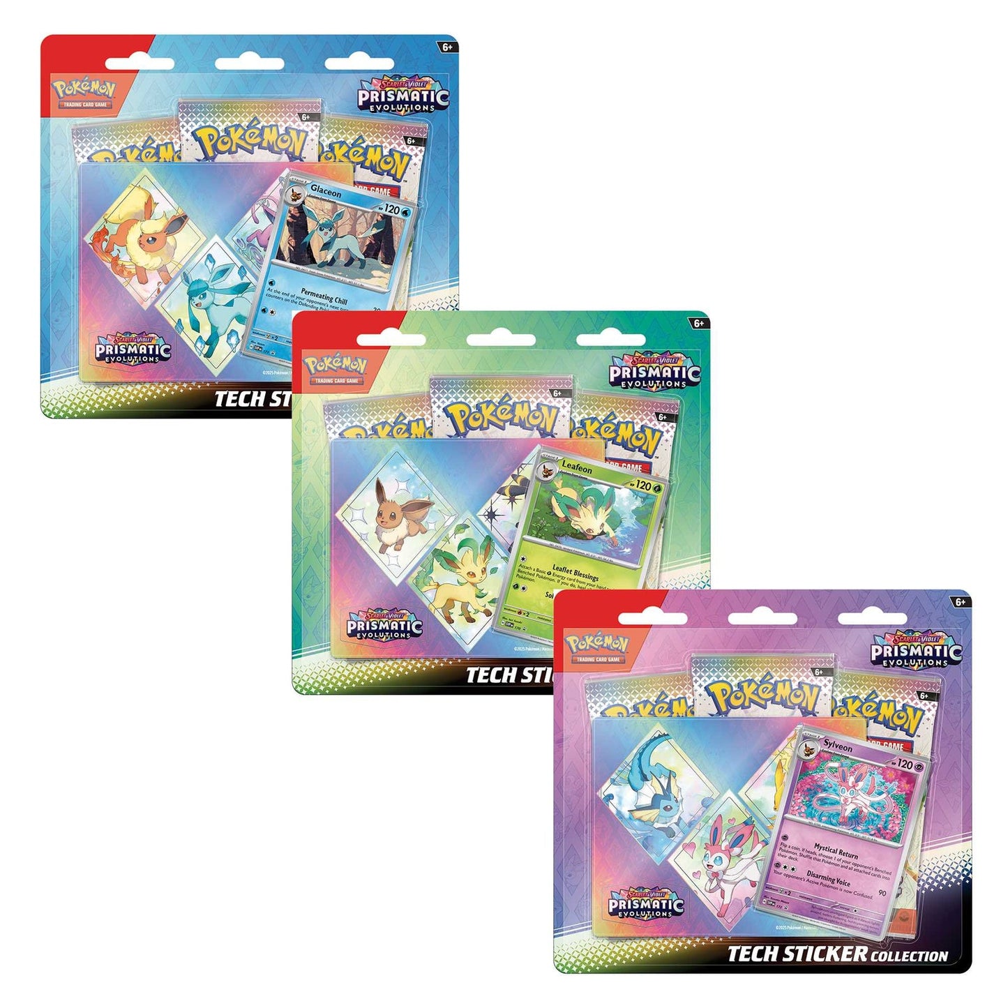 Pokemon TCG: Scarlet & Violet 8.5 – Prismatic Evolution - Tech Sticker Collection