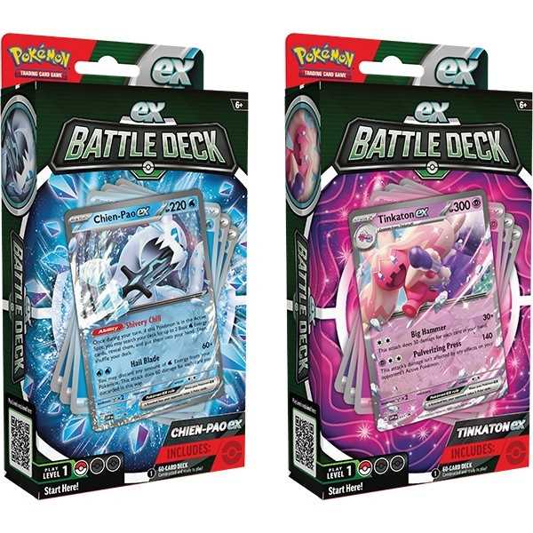 Pokémon TCG Tinkaton ex / Chien-Pao ex Battle Deck (Aleatório) 1 Und.