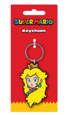 SUPER MARIO (PRINCESS PEACH) PVC KEYCHAIN