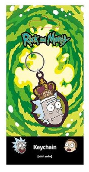 RICK AND MORTY (KING OF S**T) PVC KEYCHAIN