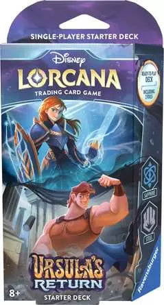 DISNEY LORCANA SET 4 - URSULA'S RETURN - STARTER DECK SAPPHIRE & STEEL