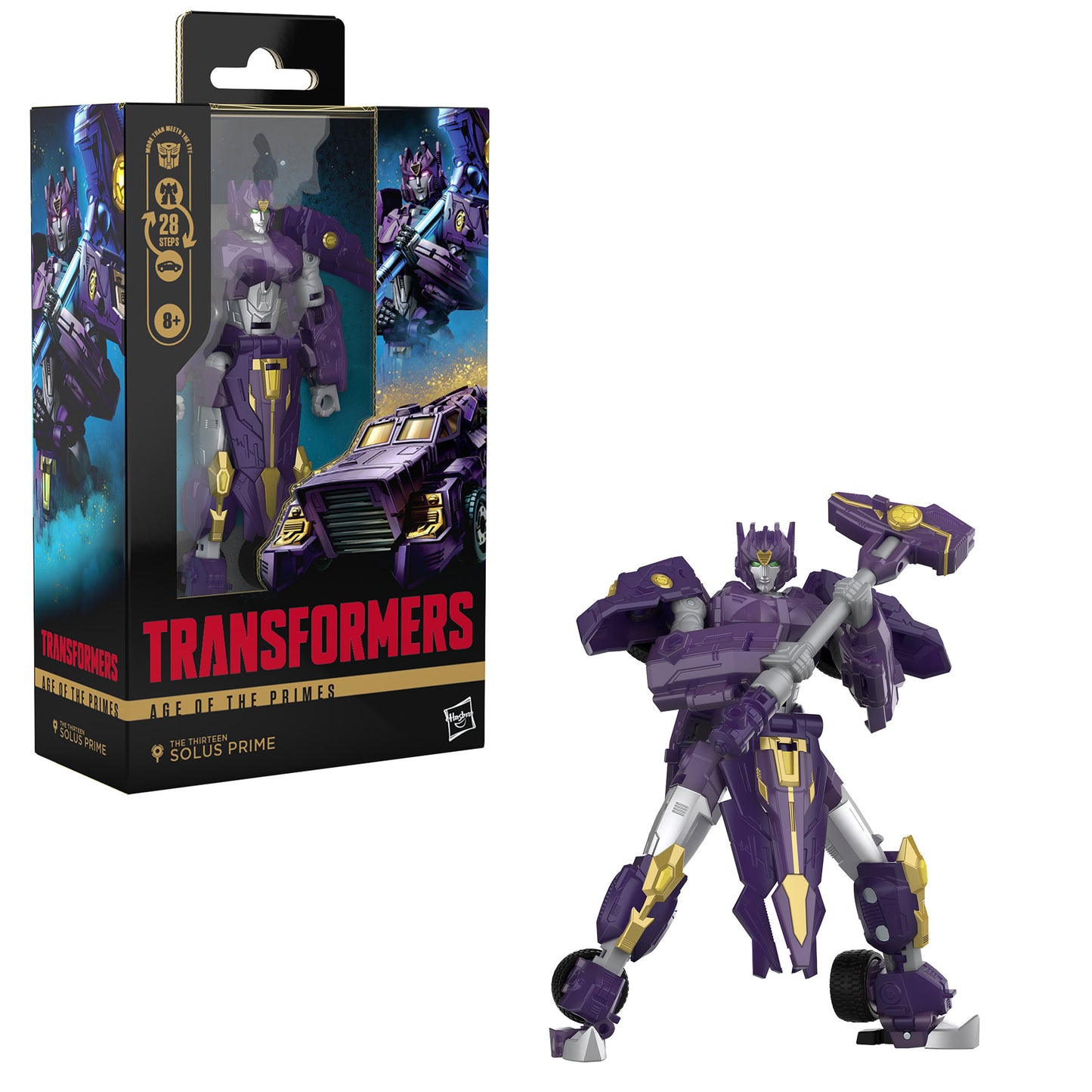 TRANSFORMERS AOP DLX SOLUS PRIME ACTION FIGURE
