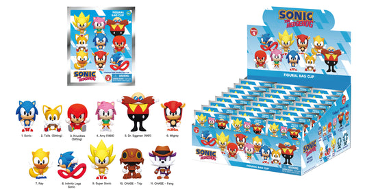 SONIC THE HEDGEHOG SER 4 3D FOAM BAG CLIP