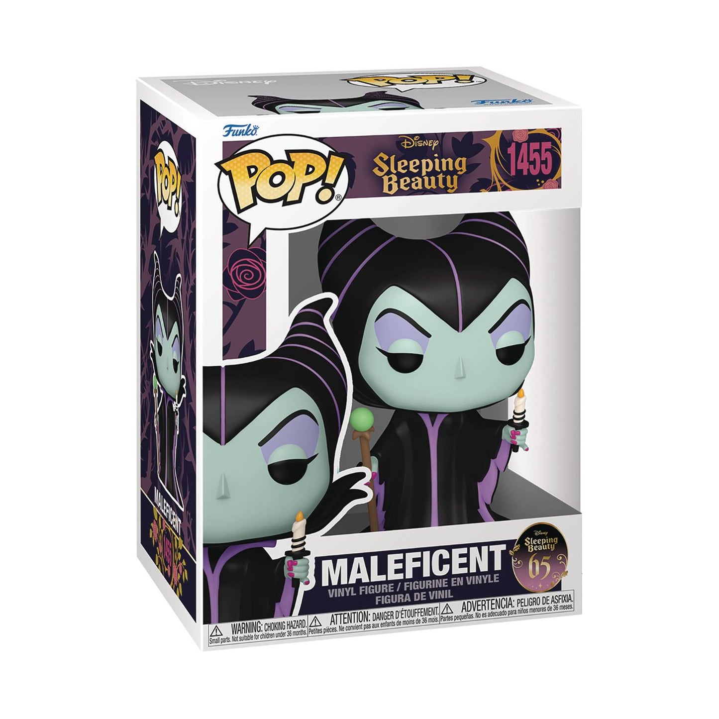 POP DISNEY SLEEPING BEAUTY 65TH MALEFICENT WITH CANDLE VINYL FIGURE