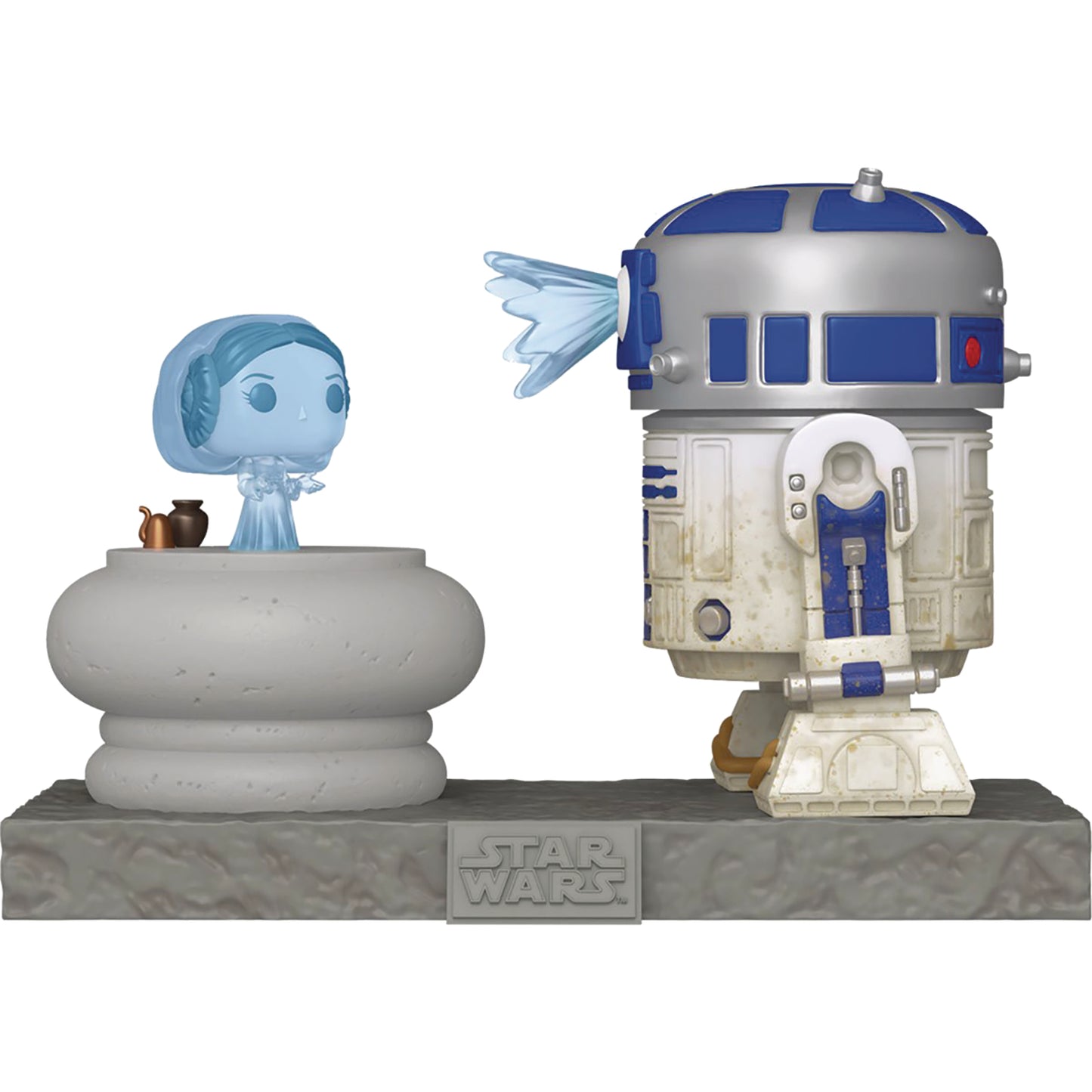 POP DELUXE STAR WARS R2D2 WITH LEIA