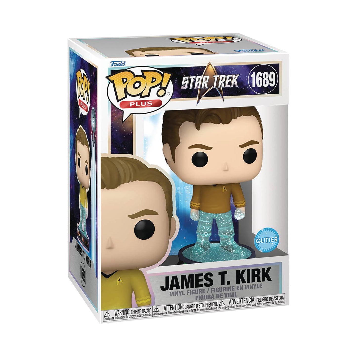 POP PLUS STAR TREK TRANSPORTER KIRK FIGURE