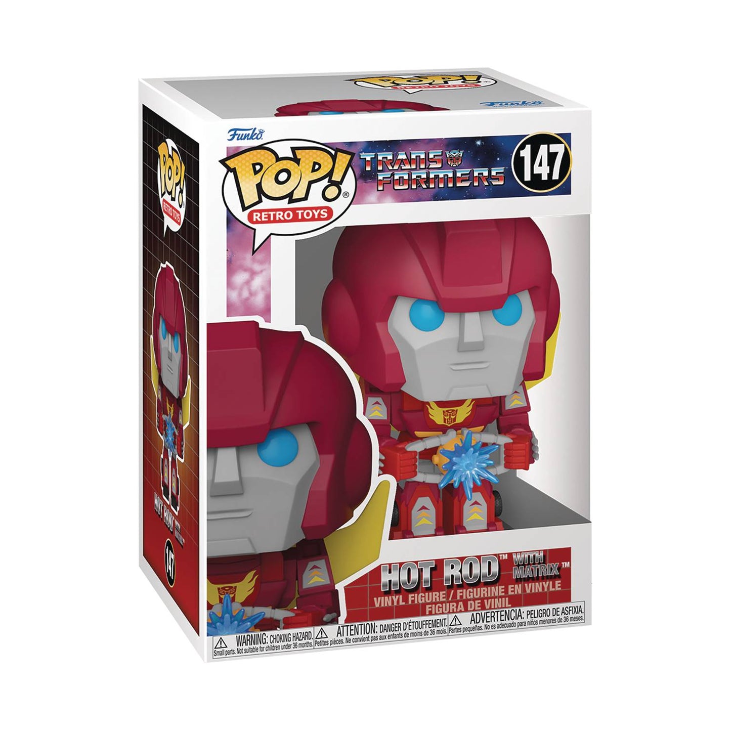 POP VINYL TRANSFORMERS S4 HOT ROD W MATRIX FIGURE